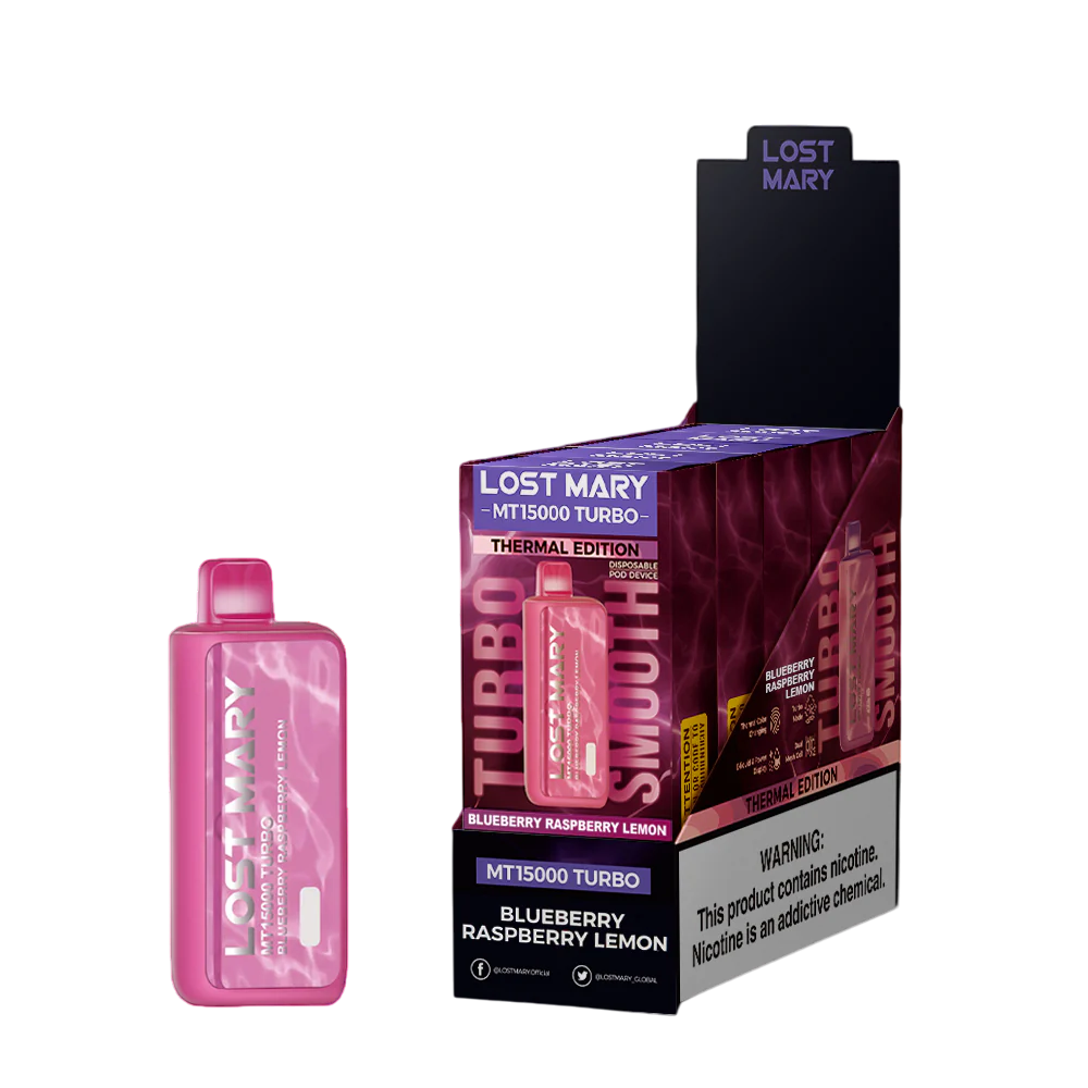 Lost Mary Mt15000 Turbo Blueberry Raspberry Lemon Blueberry Raspberry Lemon  Lost Mary MT15000 TURBO
