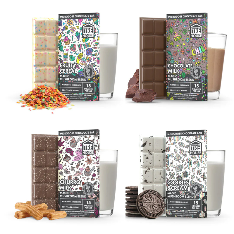 Tre House Magic Mushroom Chocolate Bar Reviews Cali Kulture